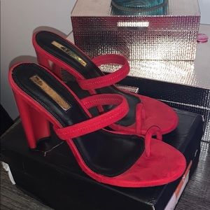 Red Sandal Heels